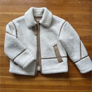 Dex Jacket Fleece Contrast Detail Jacket size Small